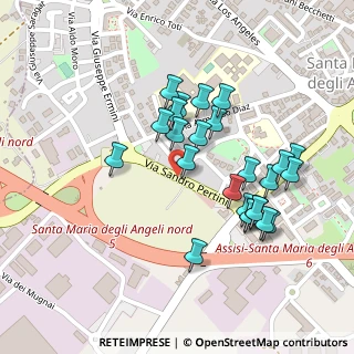 Mappa Via Enrico Berlinguer, 06081 Santa Maria degli Angeli PG, Italia (0.224)