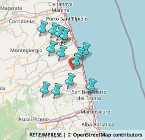 Mappa Montecantino District, 63062 Montefiore dell'Aso AP, Italia (11.65714)