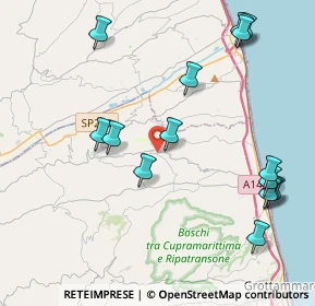 Mappa Montecantino District, 63062 Montefiore dell'Aso AP, Italia (5.02133)