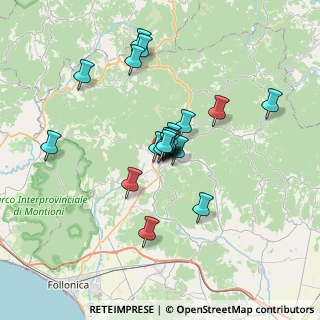 Mappa Via della Libertà, 58024 Massa Marittima GR, Italia (5.4575)
