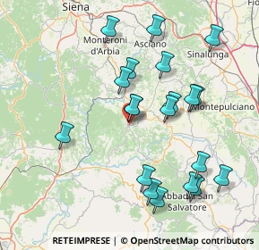 Mappa 53024 Montalcino SI, Italia (16.418)