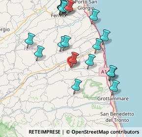 Mappa Via Umberto Tomei, 63062 Montefiore dell'Aso AP, Italia (8.952)