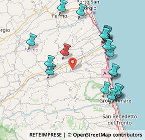 Mappa Via Umberto Tomei, 63062 Montefiore dell'Aso AP, Italia (9.223)