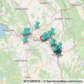 Mappa Via S. Francescuccio de' Mietitori, 06081 Assisi PG, Italia (12.09167)