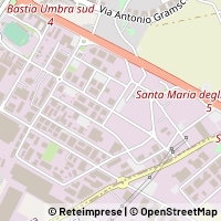 মানচিত্র Bastia Umbra