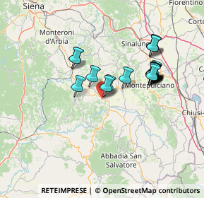Mappa Via Giovanni Papini, 53027 San Quirico d'Orcia SI, Italia (13.317)