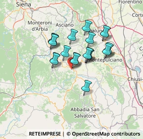 Mappa Via Giovanni Papini, 53027 San Quirico d'Orcia SI, Italia (11.119)