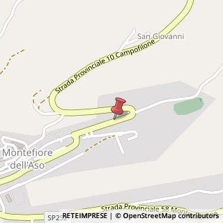 Mappa Via Trieste, 105, 63062 Montefiore dell'Aso, Ascoli Piceno (Marche)