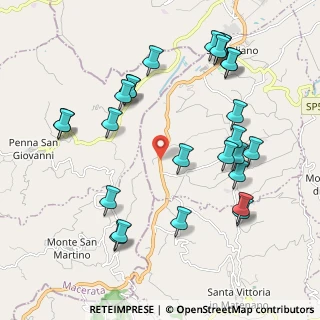 Mappa Contrada Molino, 63839 Servigliano FM, Italia (2.39462)