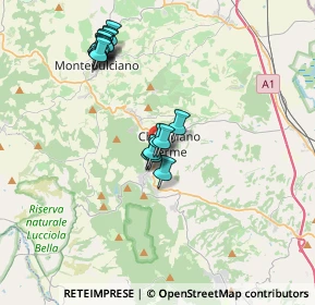 Mappa Chianciano-Via Di Vittorio, 53042 Chianciano Terme SI, Italia (3.47813)