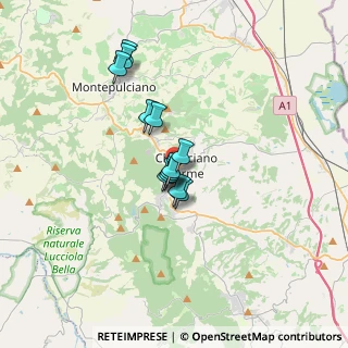 Mappa Chianciano-Via Di Vittorio, 53042 Chianciano Terme SI, Italia (2.45917)