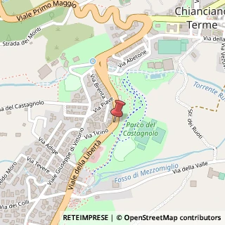 Mappa Viale della Libertà,  206, 53042 Chianciano Terme, Siena (Toscana)