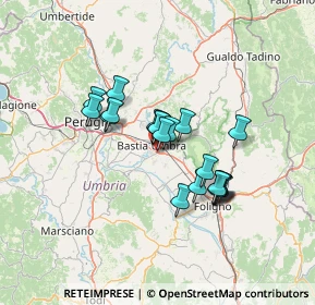 Mappa Tel.075-9976292, 06083 Bastia Umbra PG, Italia (10.5745)
