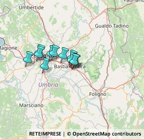 Mappa Via delle Querce, 06126 Bastia Umbra PG, Italia (8.78909)