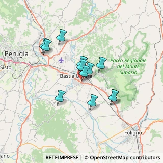 Mappa Via Pietro Nenni, 06081 Assisi PG, Italia (5.54308)