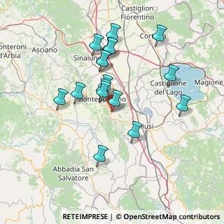 Mappa Via Abetone, 53042 Chianciano Terme SI, Italia (14.22412)