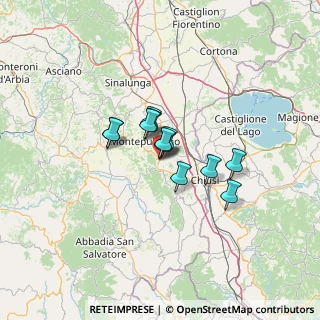Mappa Via Abetone, 53042 Chianciano Terme SI, Italia (8.04167)