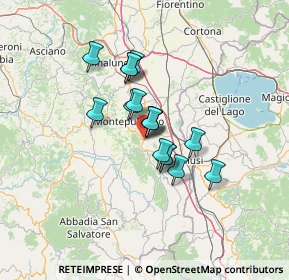 Mappa Via Abetone, 53042 Chianciano Terme SI, Italia (9.31313)
