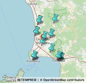 Mappa SP20, 57021 Campiglia Marittima LI, Italia (12.39833)