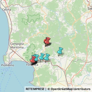 Mappa Via Massetana Nord, 58024 Massa Marittima GR, Italia (13.59733)