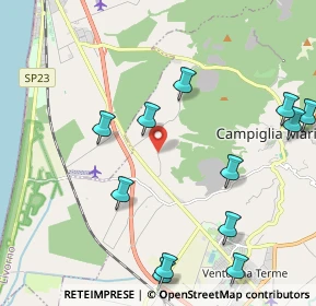 Mappa Via Aurelia Nord, 57021 Campiglia Marittima LI, Italia (2.6175)