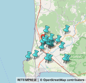 Mappa Via Aurelia Nord, 57021 Campiglia Marittima LI, Italia (5.72833)