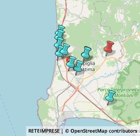 Mappa Via Aurelia Nord, 57021 Campiglia Marittima LI, Italia (4.98)