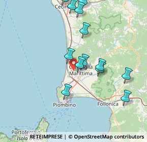 Mappa Via Aurelia Nord, 57021 Campiglia Marittima LI, Italia (16.51615)