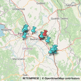 Mappa Via Enrico Mattei, 06081 Santa Maria degli Angeli PG, Italia (11.74786)