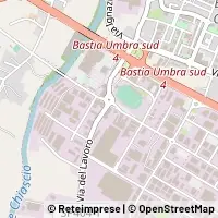 Mapa Bastia Umbra