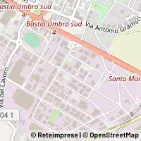 Karte Bastia Umbra