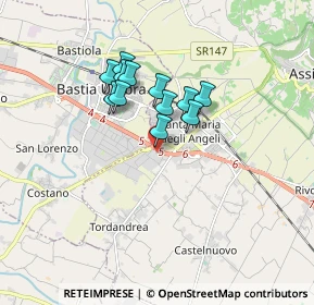 Mappa Via dei Barrocciai, 06081 Assisi PG, Italia (1.3125)