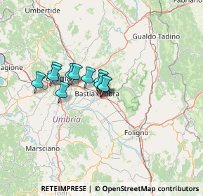 Mappa Via dei Barrocciai, 06081 Assisi PG, Italia (9.16091)