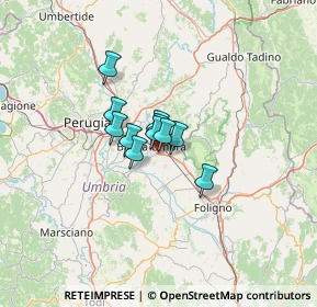 Mappa Via dei Barrocciai, 06081 Assisi PG, Italia (6.61818)