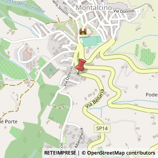 Mappa Via Bellaria, 6, 53024 Montalcino, Siena (Toscana)