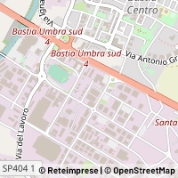 Map Bastia Umbra