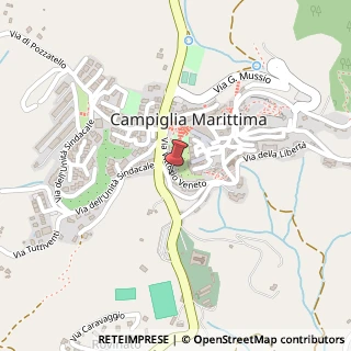 Mappa Via Vittorio Veneto, 4, 57021 Campiglia Marittima, Livorno (Toscana)