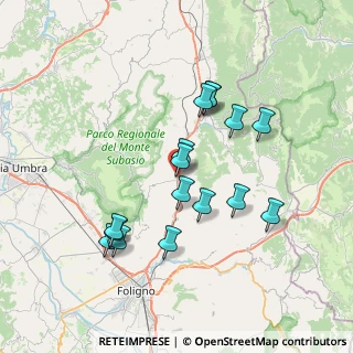 Mappa Via Gorizia, 06030 Valtopina PG, Italia (7.00938)