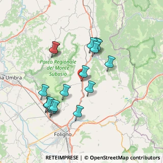 Mappa Via Gorizia, 06030 Valtopina PG, Italia (7.50941)