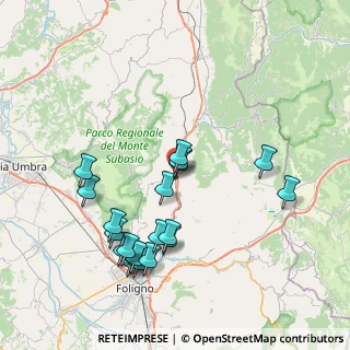 Mappa Via Gorizia, 06030 Valtopina PG, Italia (8.388)