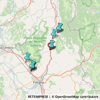 Mappa Via Gorizia, 06030 Valtopina PG, Italia (6.2125)