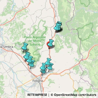 Mappa Via Gorizia, 06030 Valtopina PG, Italia (7.3075)