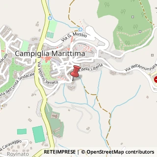 Mappa Piazza della Vittoria, 2, 57021 Campiglia Marittima, Livorno (Toscana)