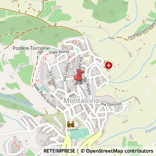 Mappa Piazza del Popolo, 9, 53024 Montalcino, Siena (Toscana)