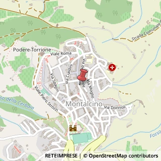 Mappa Piazza del Popolo, 36, 53024 Montalcino, Siena (Toscana)