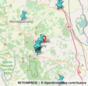 Mappa Via della Croce, 53042 Chianciano Terme SI, Italia (4.29455)