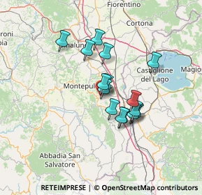 Mappa Via della Croce, 53042 Chianciano Terme SI, Italia (10.52867)