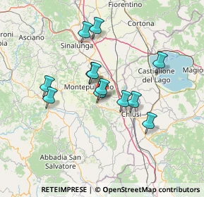 Mappa Via della Croce, 53042 Chianciano Terme SI, Italia (11.95917)