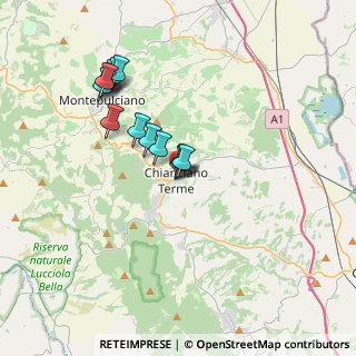 Mappa Viale Trasimeno, 53042 Chianciano Terme SI, Italia (3.35154)
