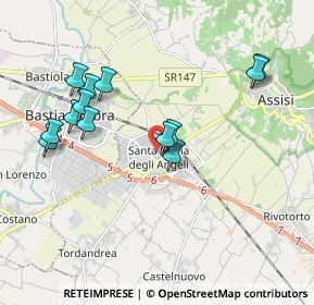 Mappa Via Giovanni Becchetti, 06081 Assisi PG, Italia (1.97923)